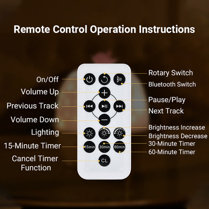 Projektor nocnego światła Bluetooth