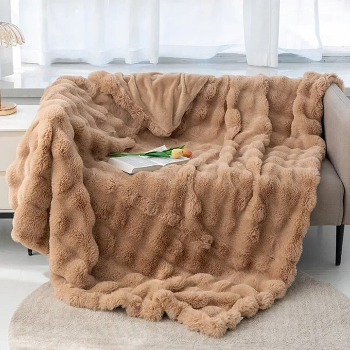 Super Miękki Pluszowy Koc Zimowy