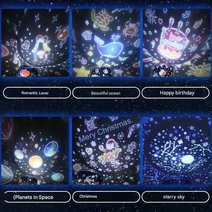 Unikalna Lampa Nocna dla Dzieci - StarryDream