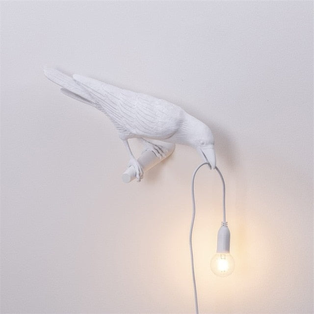 Kreatywna Wrona – LED Lampa Ścienna