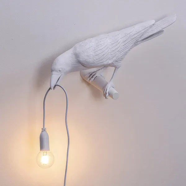 Kreatywna Wrona – LED Lampa Ścienna