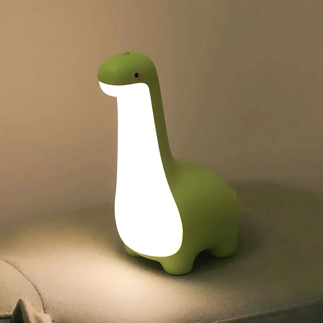 LED Dinozaur Nocna Lampka dla Dzieci z Delikatnym Blaskiem