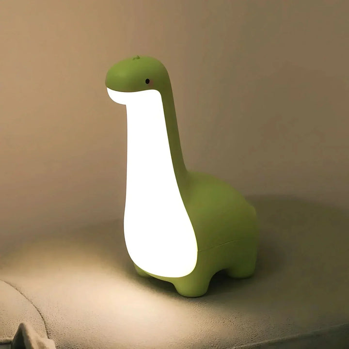 LED Dinozaur Nocna Lampka dla Dzieci z Delikatnym Blaskiem