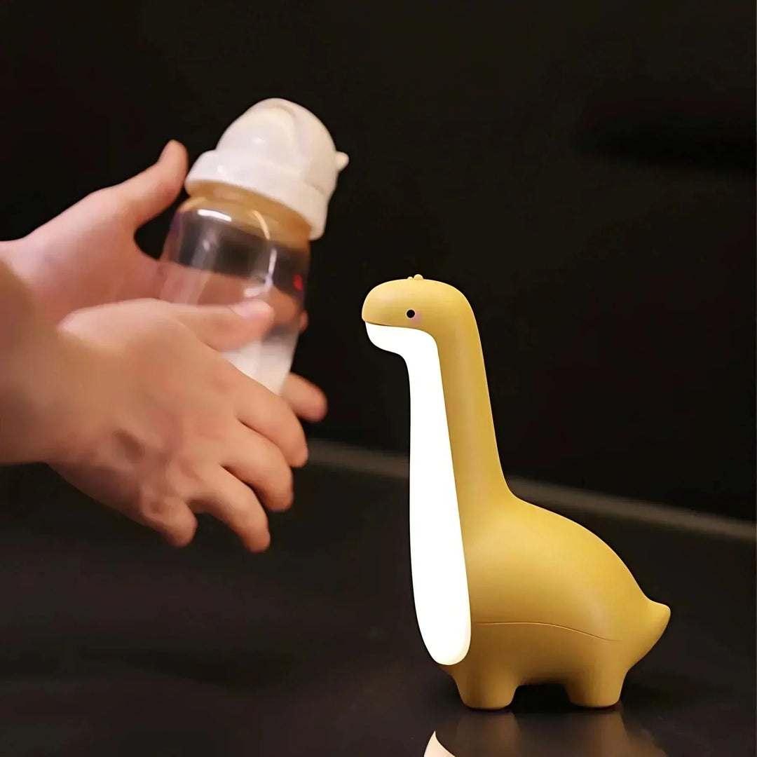 LED Dinozaur Nocna Lampka dla Dzieci z Delikatnym Blaskiem