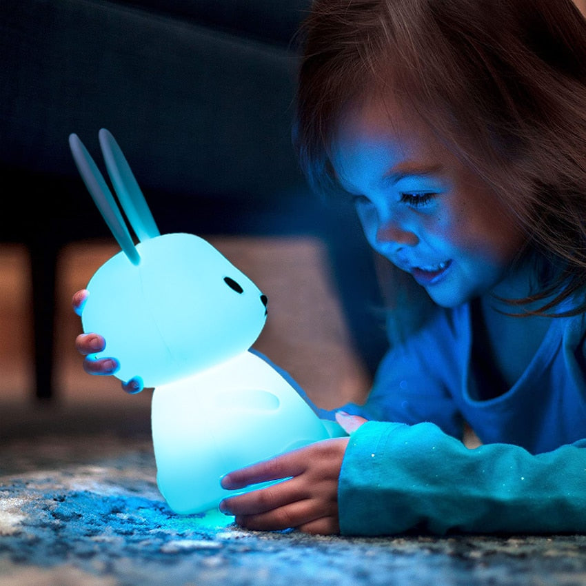 CozyGlow Nocna Lampa - Uroczy Kształt LED Zwierzątka dla Dzieci
