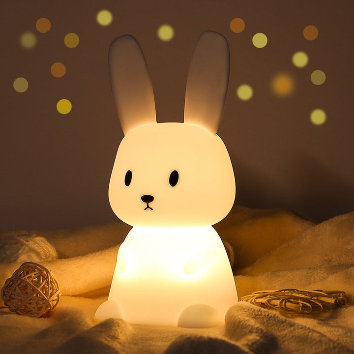 CozyGlow Nocna Lampa - Uroczy Kształt LED Zwierzątka dla Dzieci