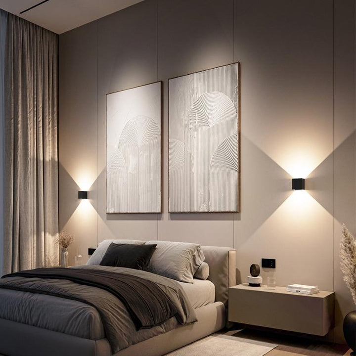 LumiGuard - Lampa ścienna LED z ciepłym światłem