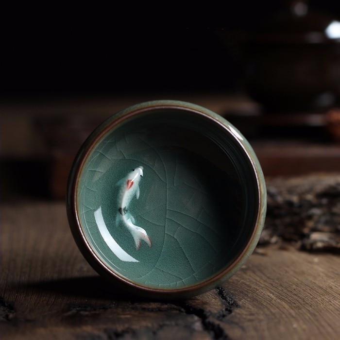 Bowl z rybkami Koi