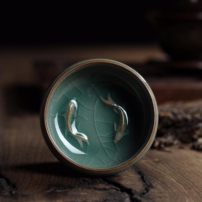 Bowl z rybkami Koi