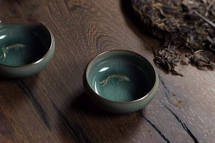 Bowl z rybkami Koi