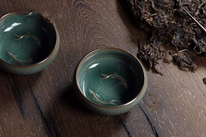 Bowl z rybkami Koi