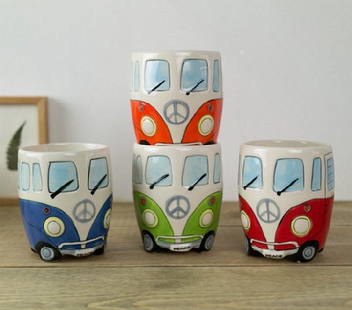 Kubek do kawy w stylu Hippie Bus