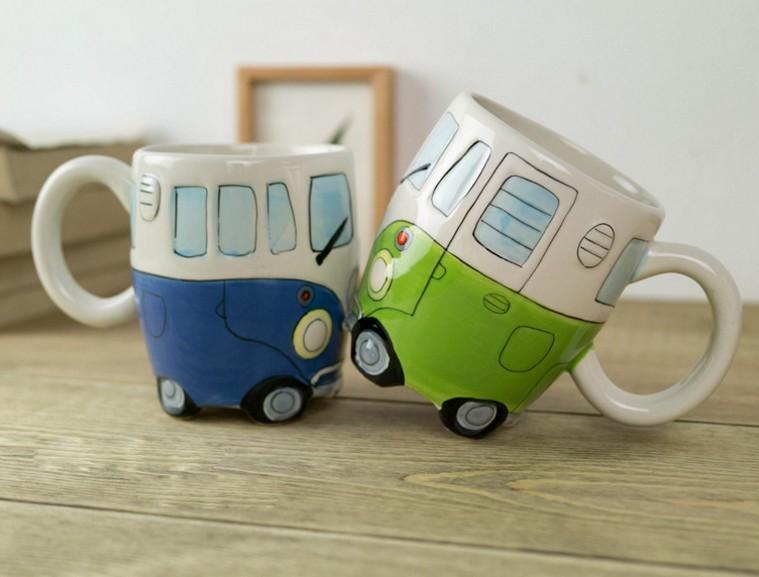 Kubek do kawy w stylu Hippie Bus