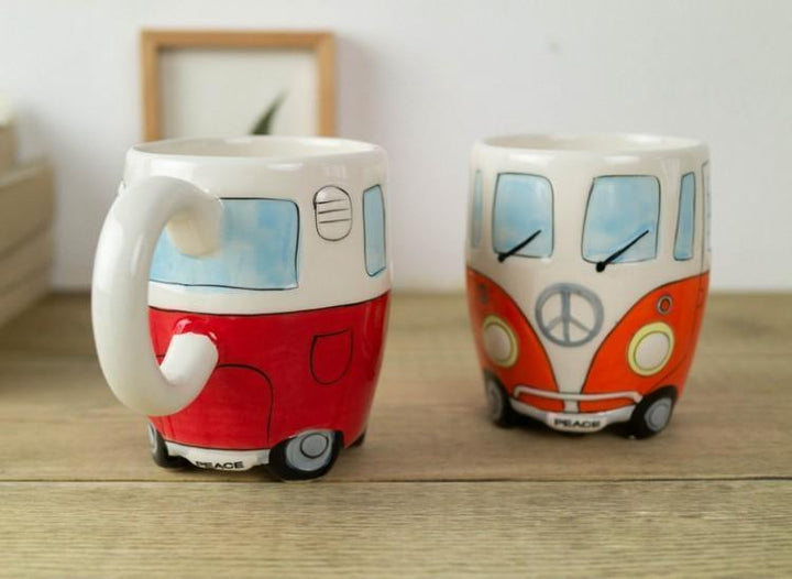 Kubek do kawy w stylu Hippie Bus
