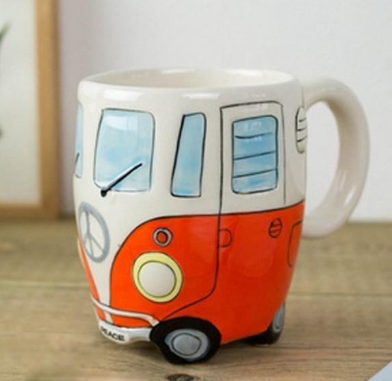 Kubek do kawy w stylu Hippie Bus