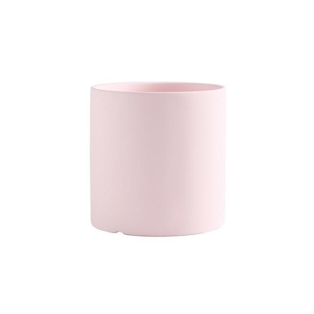 kolorowe doniczki ceramiczne