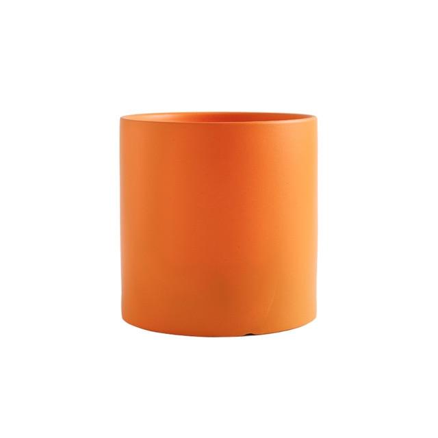kolorowe doniczki ceramiczne