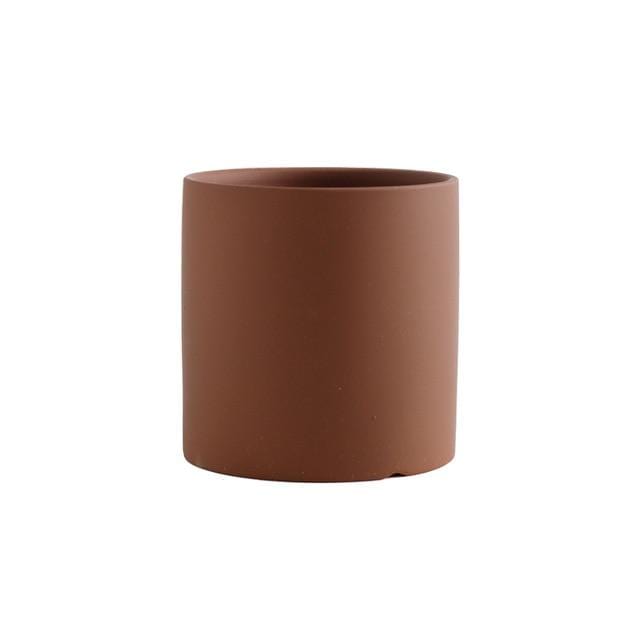 kolorowe doniczki ceramiczne
