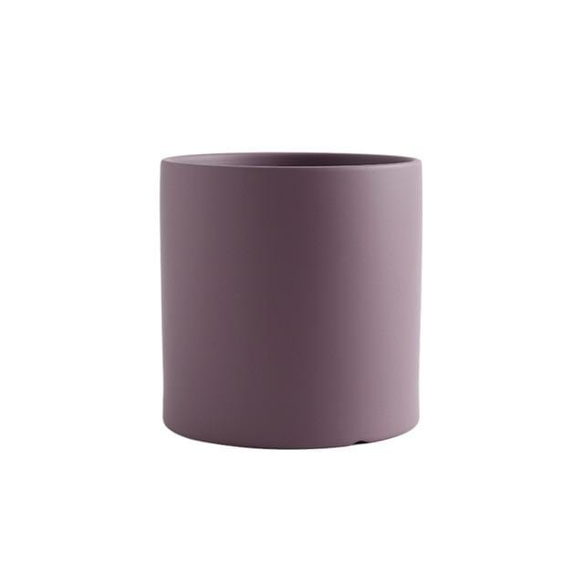 kolorowe doniczki ceramiczne