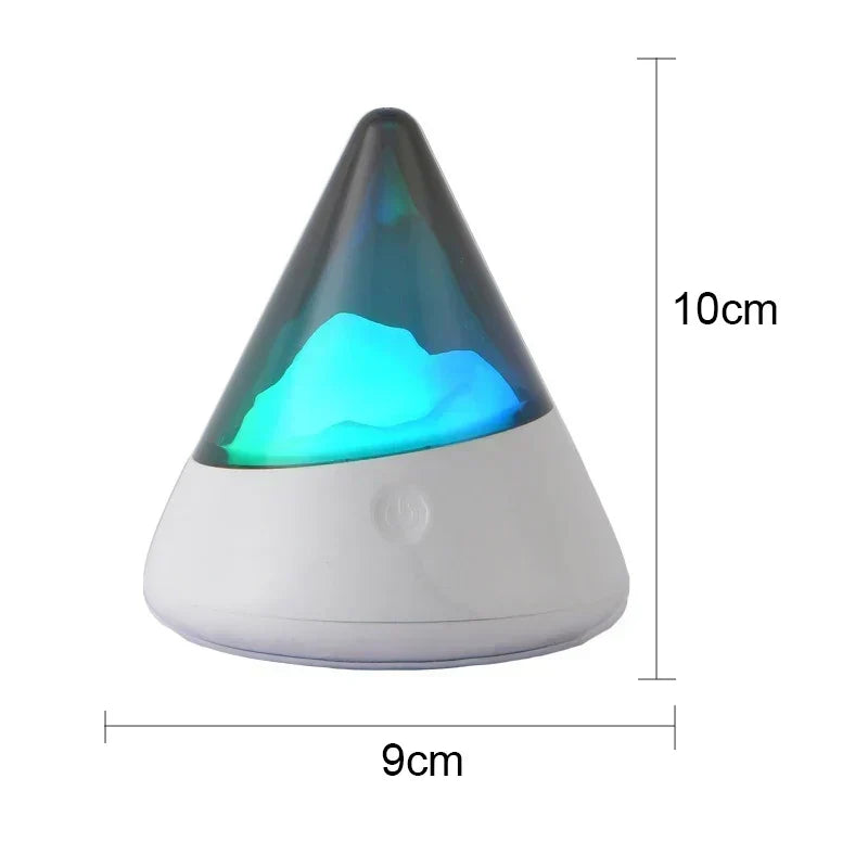Bezprzewodowa LED Lampa Nocna Iceberg - IceGlow