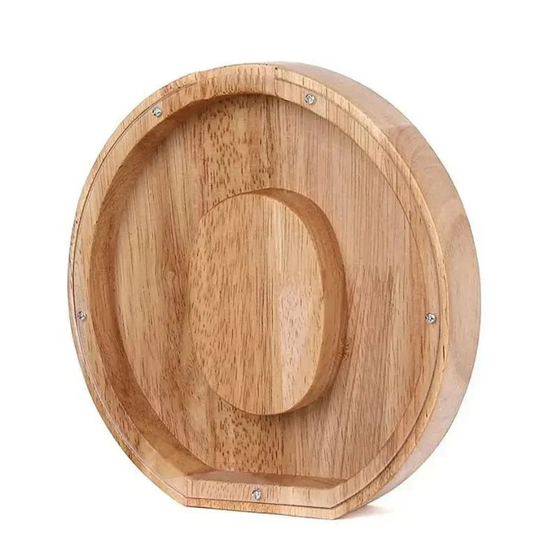 Skarbonka z drewnianymi literkami &