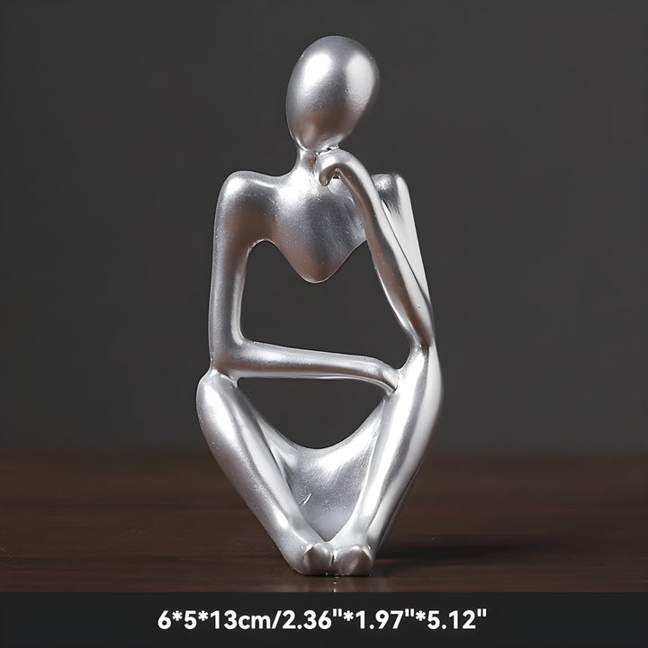 Rzeźba Abstrakcyjnego Myśliciela - Dekoracja Wnętrz
